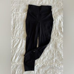 Lululemon Black Base Pace High Rise Crop